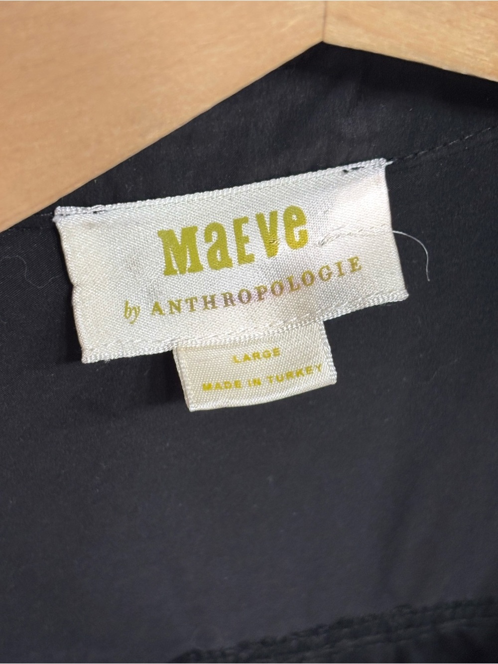 Maeve Black Long Sleeve Button Shirt Dress - Picture 11 of 13